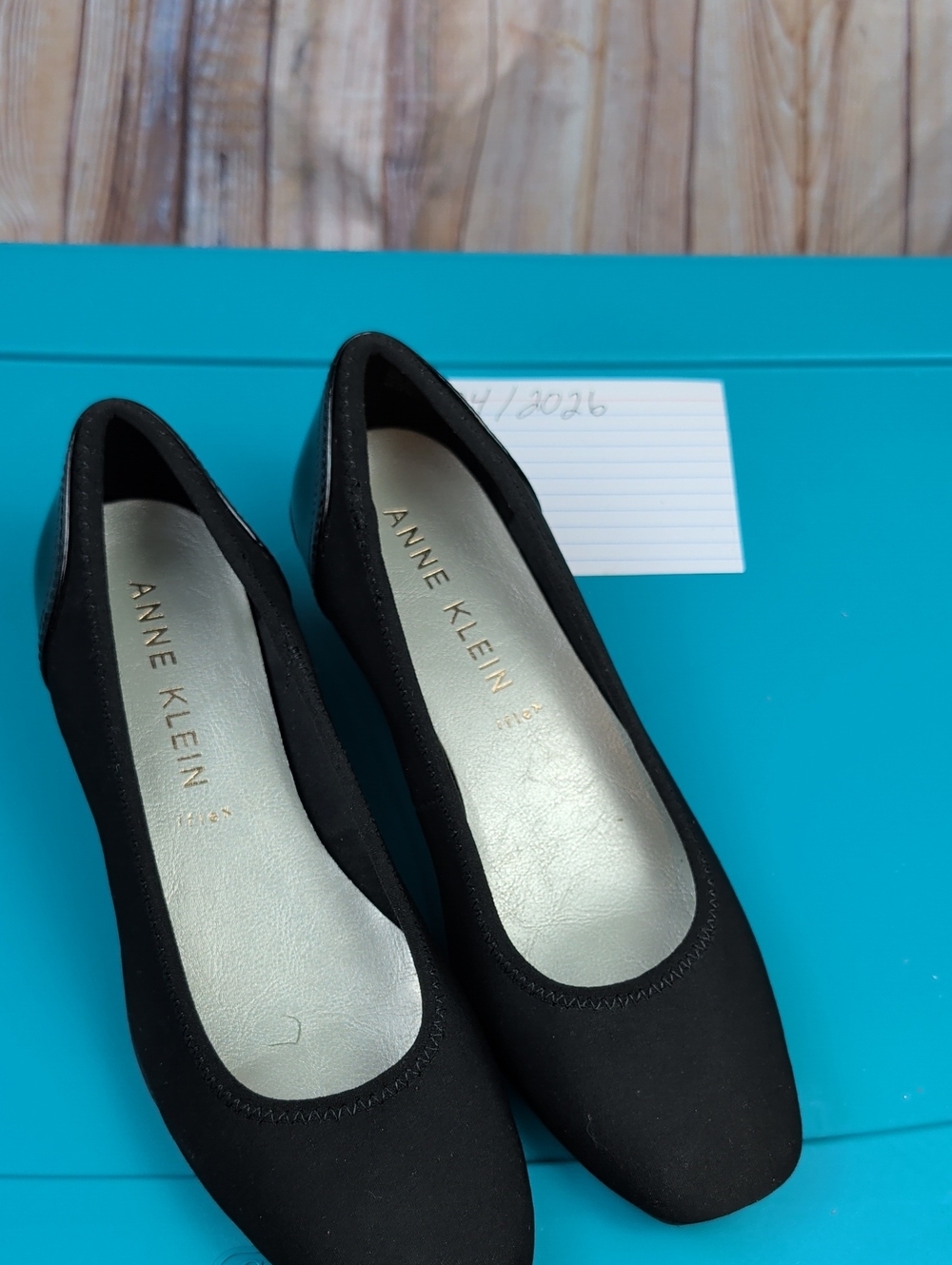 Anne Klein Women’s Black Ballet Flats 7.5